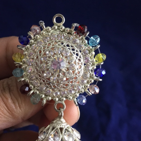 New without tag silver polish Jhumkay Earrings - Picture 3 of 8